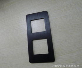 单控一开墙壁插座开关电源面板 百搭黑色铝合金拉丝开关面板选购指南